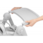 Apramo Flippa Flex 旅行兒童餐椅 (珍珠灰) - 超輕量、便攜、環保